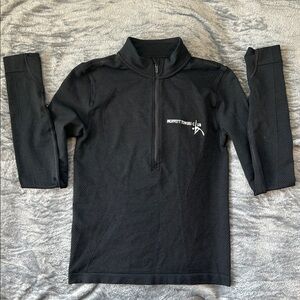 Lululemon Charcoal/Black Quarter Zip Pullover